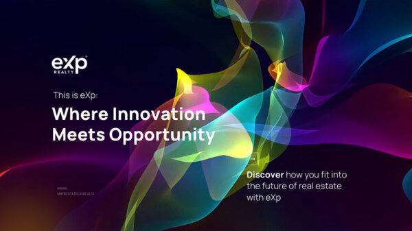 The eXp Explained Presentation cover — Where Innovation Meets Opportunity
