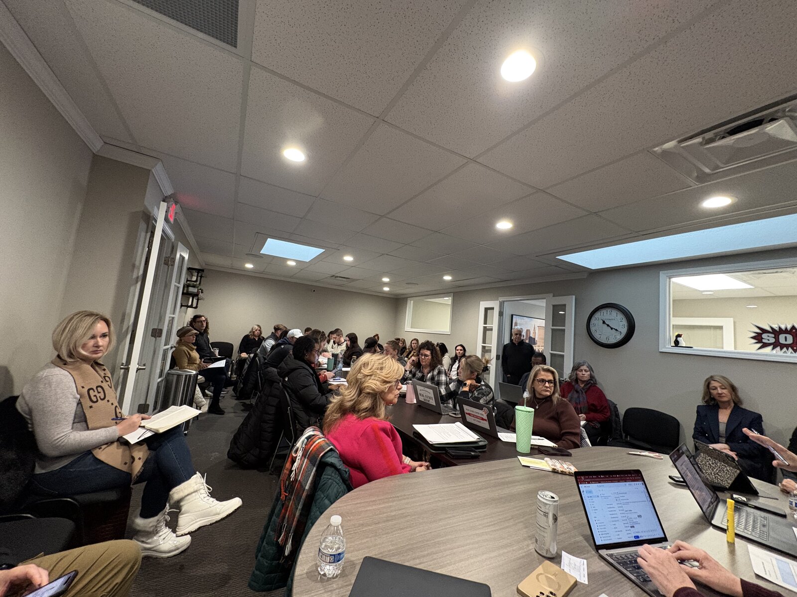 The Incorvaia Team meeting at the eXp Realty office